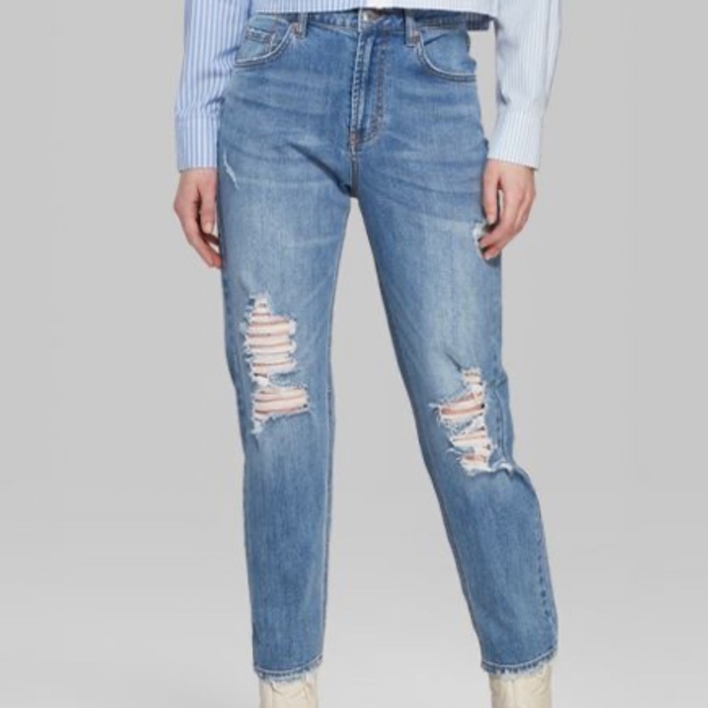 Wild Fable high rise mom jean Sz 4